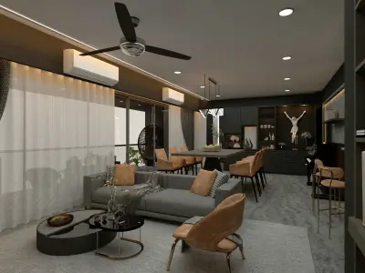 living room 3D model