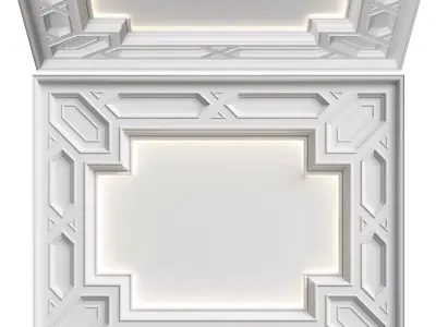 Classic ceiling RJ Easy Design 04 3D model