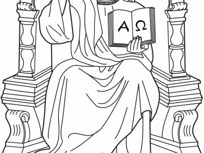 COPTIC VECTOR FOR V-CARVING Low-poly 3D model