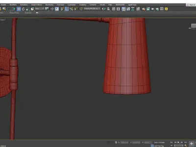 CYPRESS DOUBLE SWING ARM SCONCE Low-poly 3D model