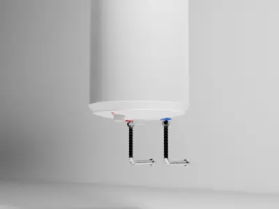 Hot water tank - Electric heater 3D model