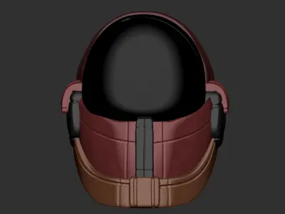 High quality scifi helmet high poly sculpt ver 4 3d printable  3D model purchase