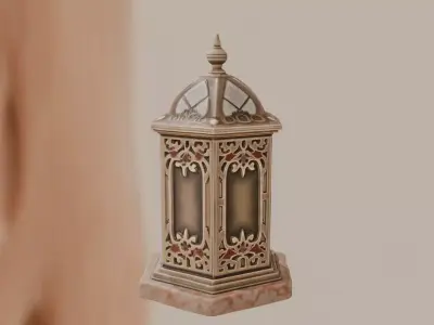Hushlight Hex Lantern Totem 3D print model