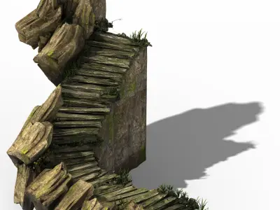 Explore the mountains - rock 023 3D model