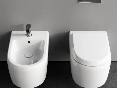 Duravit Qatego Wall-Hung WC 3D model