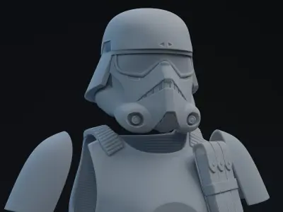 FU Navy Trooper One-Twelfth Scale Kit 3D print model