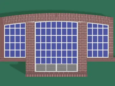 Diorama Factory Window 3D print model