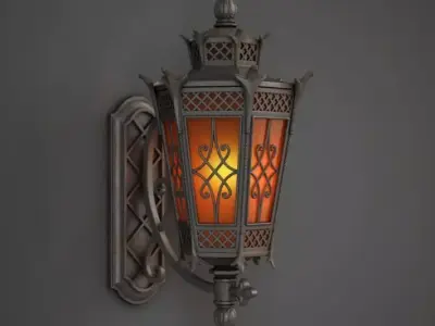 Light Fixture Sconce 3D model