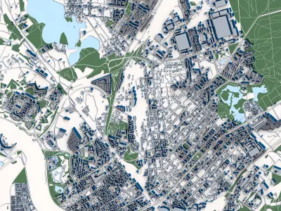 Daugavpils City Latvia 3D model