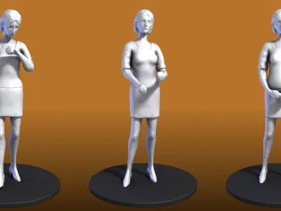 People Figures 3D model