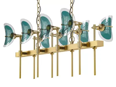 Lily Turquoise 3D model purchase