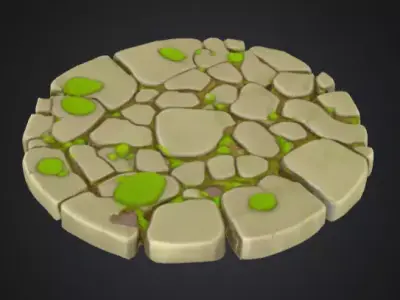 Cartoon Old Stone Texture