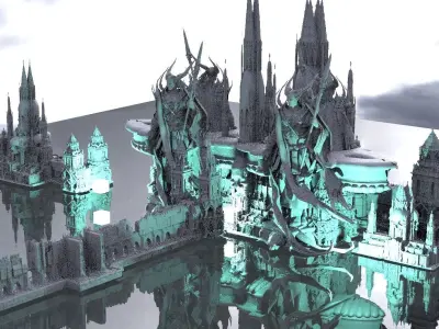 Underworld Ferrymans way City of below 3D model