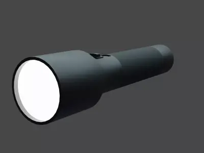 Flashlight Free low-poly 3D model