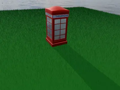 thelephone Low-poly 3D model