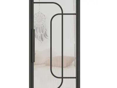 Entrance door set243 3D model