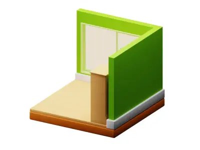 Workspace Room 3D model