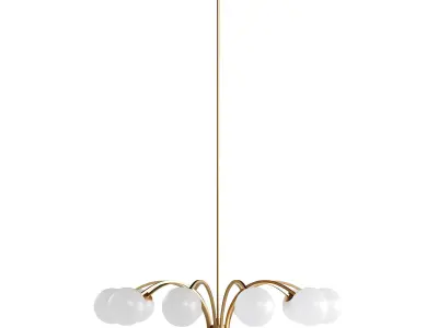 Crown chandelier 3D model