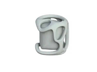 SciFi Shape Object Low Poly 16 Low-poly 3D model