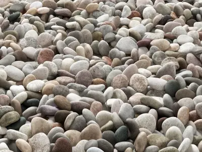 Pebble river low n6 3D model