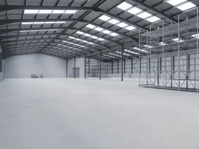 Warehouse Interior 12 Low-poly 3D model