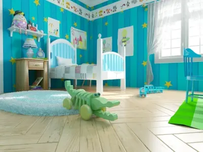 KID ROOM 3D model
