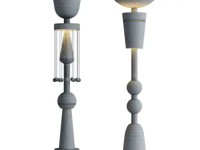 Floor Lights Er Studio La 3D model