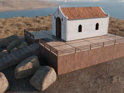 Chapel in Cape Verde 3D model