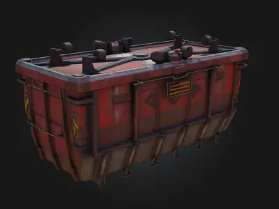 Cargo Container  Industrial Standard for Endless Utility 3D model