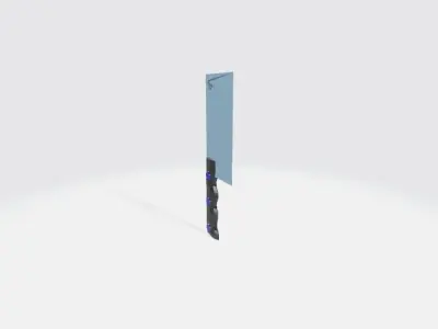 Knife with lights 3D model