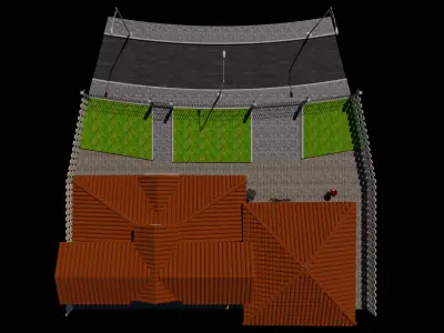 Modern full house 3D model