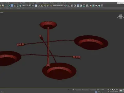 HENDRIX Suspension Low-poly 3D model