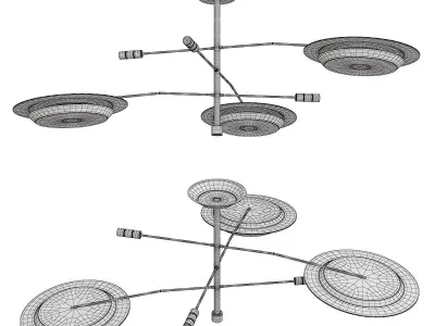 HENDRIX Suspension Low-poly 3D model