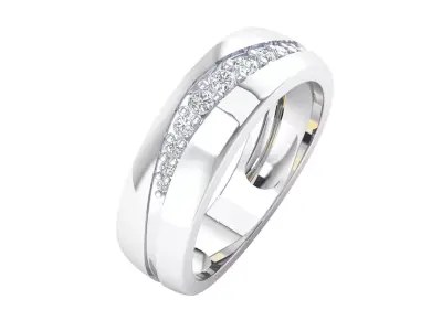 Women Ring Render 3dm STL MTL SLC JCD OBJ FBX Details 3D print model 32