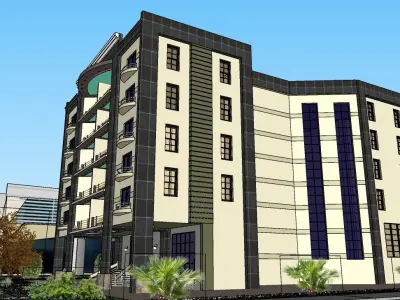 Building Exterior 3D model buy