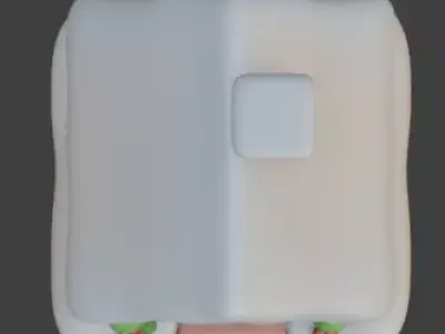 Santa Claus North Pole Cabin 3D Model Low-poly 3D model