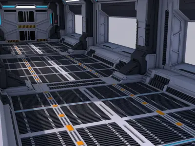 Sci Fi Interior 3D model