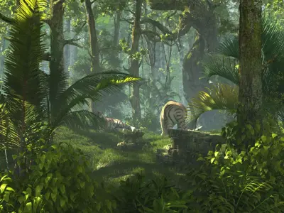 Tiger Forest 3D model