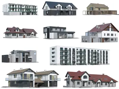 Cottage Collection 04 3D Model Pack