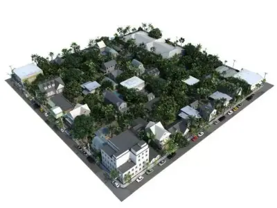 City Neighborhood 3D model