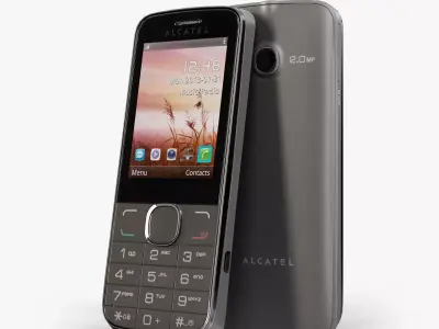 Alcatel One Touch 2005 Officer Low-poly 3D model