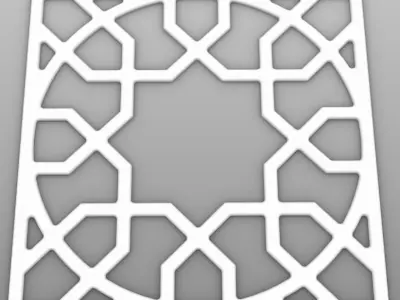 light switch fancy frame 3D print model