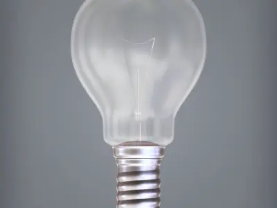 Detailed Light Bulb 3D model