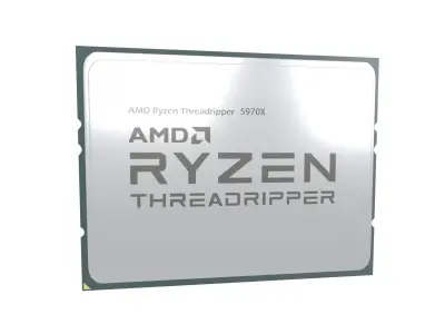 AMD TR4 CPU 5970X V1 001 3D model