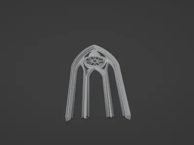 door  d Free low-poly 3D model