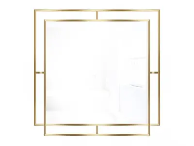 Mirror in a metal frame GZ-M1026 3D model