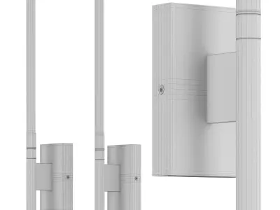 Mantra Torch  Wall Sconce   3D model