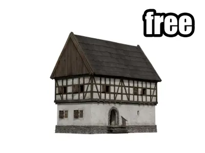 Fachwerk House Free 3D model