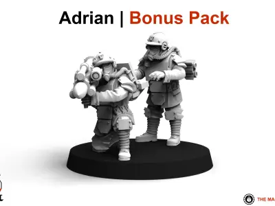 Valour Korps - Guided Missile Team 3D print model