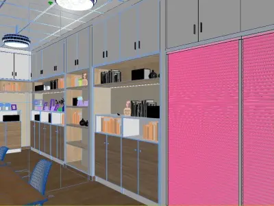 indoor scene 3D model